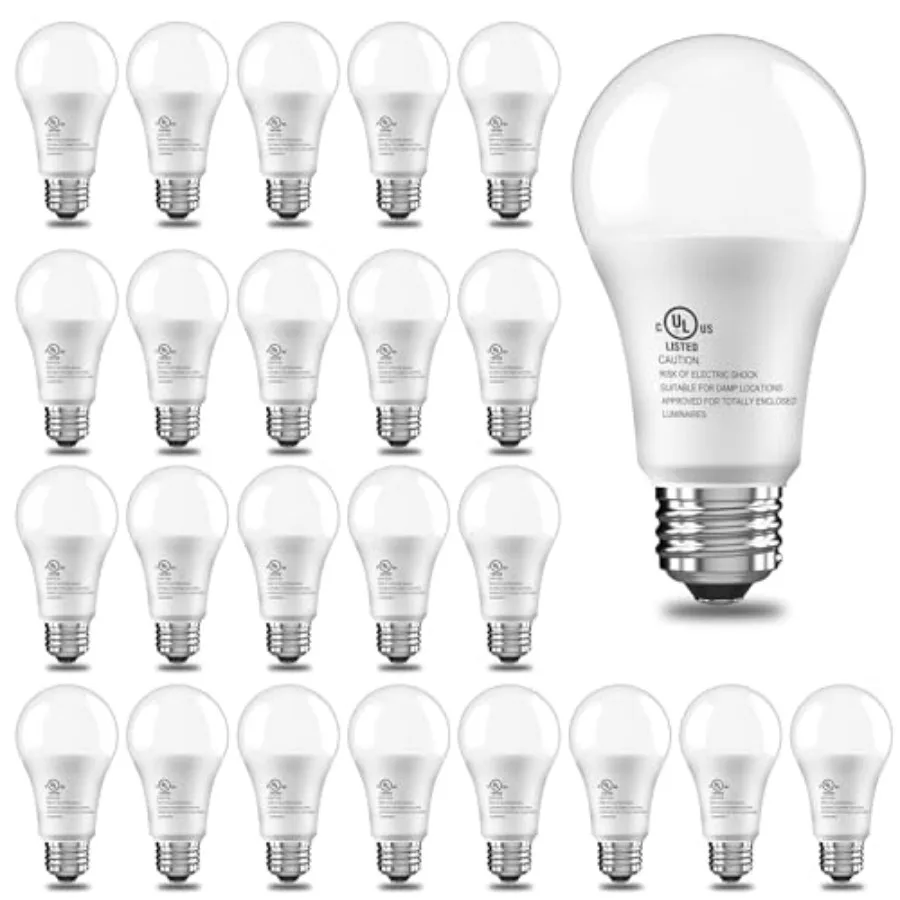 LED Light Bulbs 100 Watt Equivalent A19 15W 1500 Lumens Super Bright White Light E26 Standard No Flicker Energy Saving Lamp Bul
LED Light Bulbs 100 Watt Equivalent A19 15W 1500 Lumens Super Bright White Light E26 Standard No Flicker Energy Saving Lamp Bul