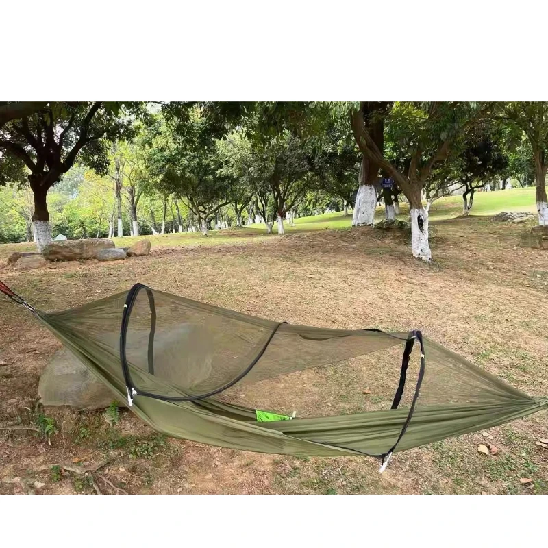 Hammock Outdoor Camping Double Anti Rollover Parachute Cloth Pole Anti Mosquito Hammock Outdoor Camping Multifunctional Equipmen
Hammock Outdoor Camping Double Anti Rollover Parachute Cloth Pole Anti Mosquito Hammock Outdoor Camping Multifunctional Equipmen