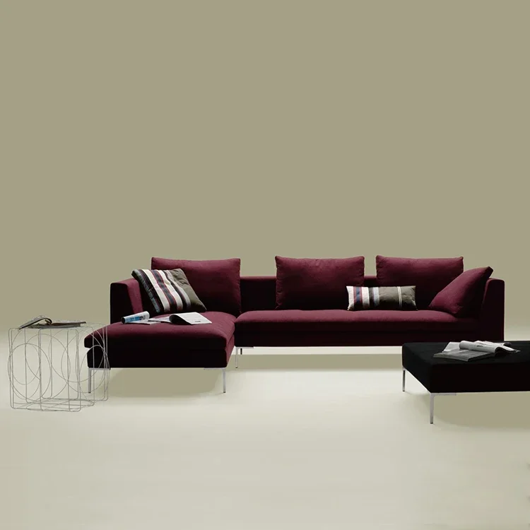 Customized fabric flannel sofa Modern light luxury simple Nordic living room Italian high-end sofa on sale
Customized fabric flannel sofa Modern light luxury simple Nordic living room Italian high-end sofa on sale
