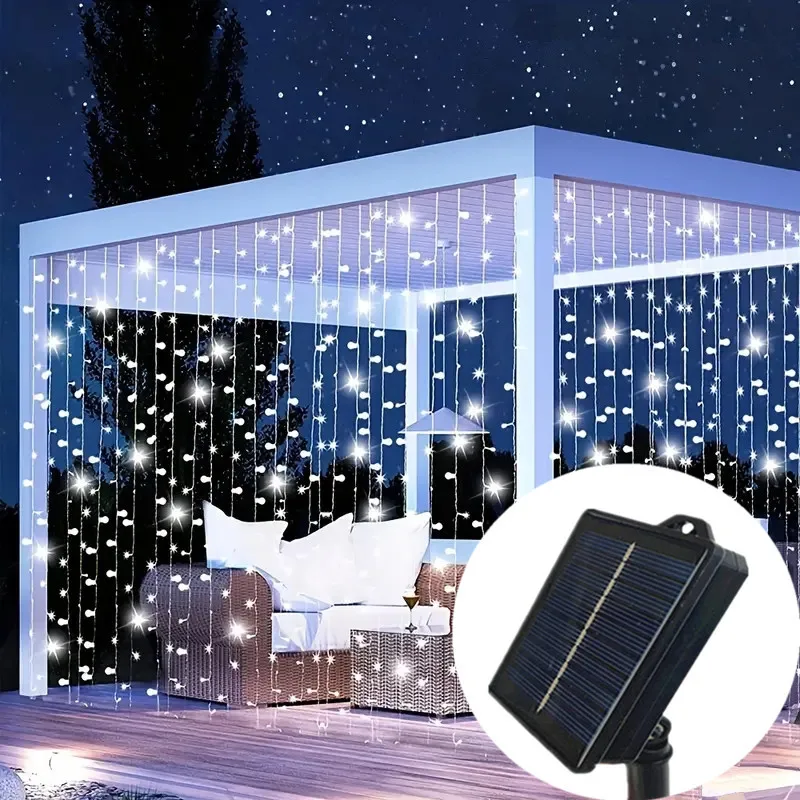 LED Fairy Light 3/6M Christmas Decoration LED Solar Curtain String Light Garden Decoration Garland Decoration Lamp Outdoor Light
LED Fairy Light 3/6M Christmas Decoration LED Solar Curtain String Light Garden Decoration Garland Decoration Lamp Outdoor Light