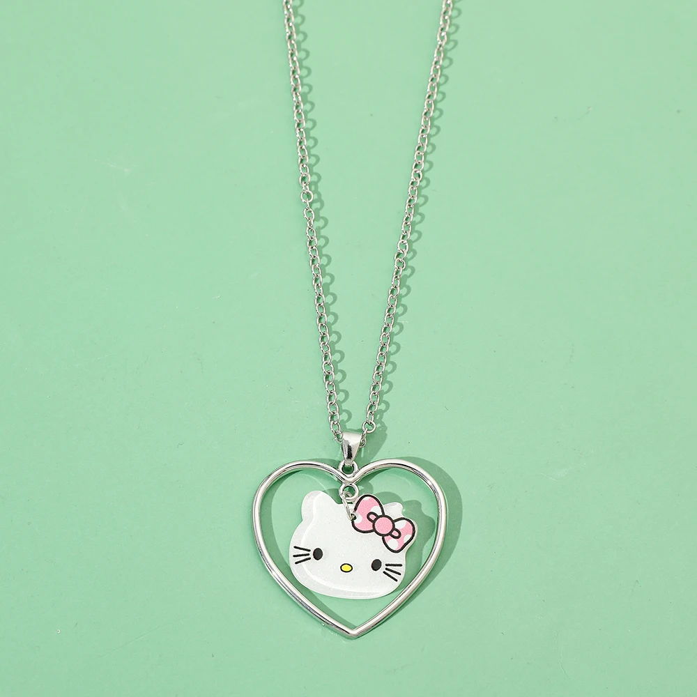 Sanrio Hello Kitty Couple Cartoon Cute Heart Pendant pendant for Valentine's Day Sweet Gifts Accessories
Sanrio Hello Kitty Couple Cartoon Cute Heart Pendant pendant for Valentine's Day Sweet Gifts Accessories