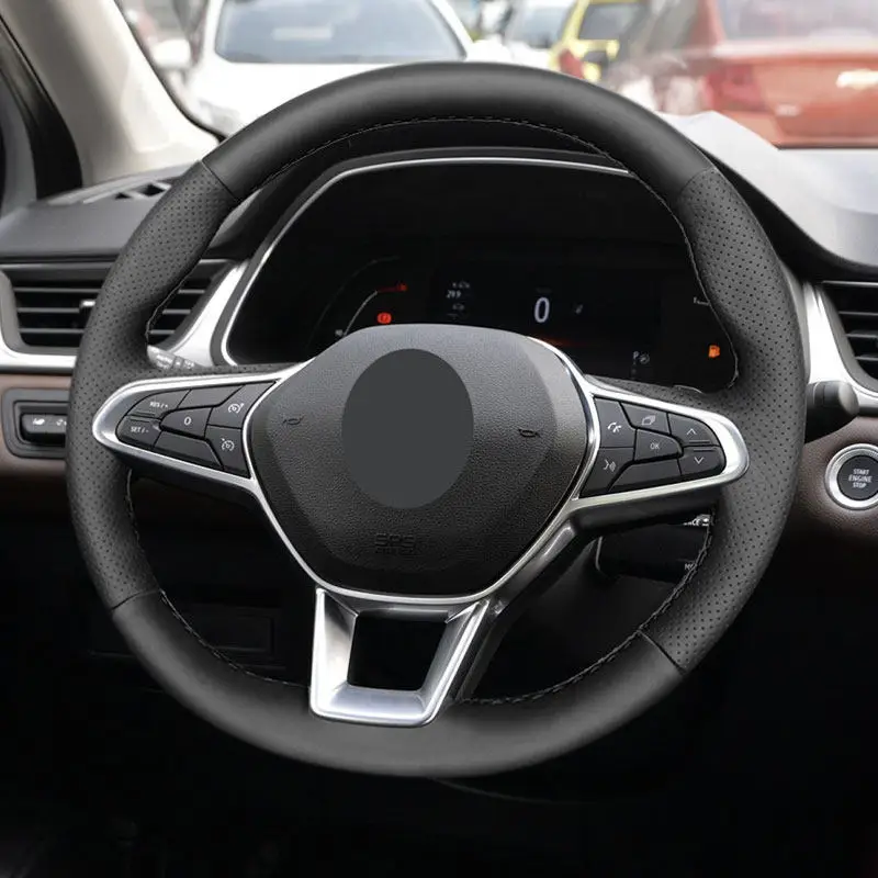 Плетение на автомобильном руле для Renault Clio 5 (V) Zoe Captur 2019 2020, черный перфорированный кожаный чехол из микрофибры, аксессуары
Плетение на автомобильном руле для Renault Clio 5 (V) Zoe Captur 2019 2020, черный перфорированный кожаный чехол из микрофибры, аксессуары