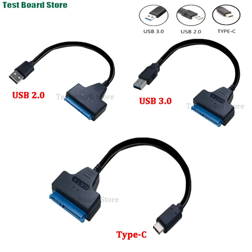1PC SATA to USB 3.0/2.0/Type-C Cable Up to 6 Gbps for 2.5 Inch External HDD SSD Hard Drive SATA 3 22 Pin Adapter USB to Sata III
1PC SATA to USB 3.0/2.0/Type-C Cable Up to 6 Gbps for 2.5 Inch External HDD SSD Hard Drive SATA 3 22 Pin Adapter USB to Sata III