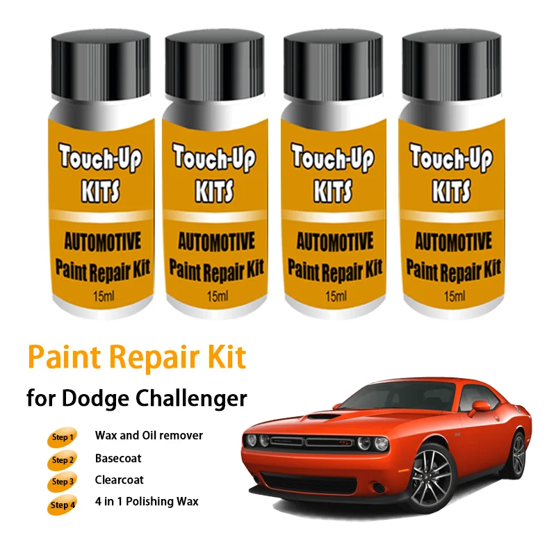Car Paint Repair Kit for Dodge Challenger Touch-Up Set Paint Scratch Remover Automotive Paint Care Accessories Black White
Car Paint Repair Kit for Dodge Challenger Touch-Up Set Paint Scratch Remover Automotive Paint Care Accessories Black White