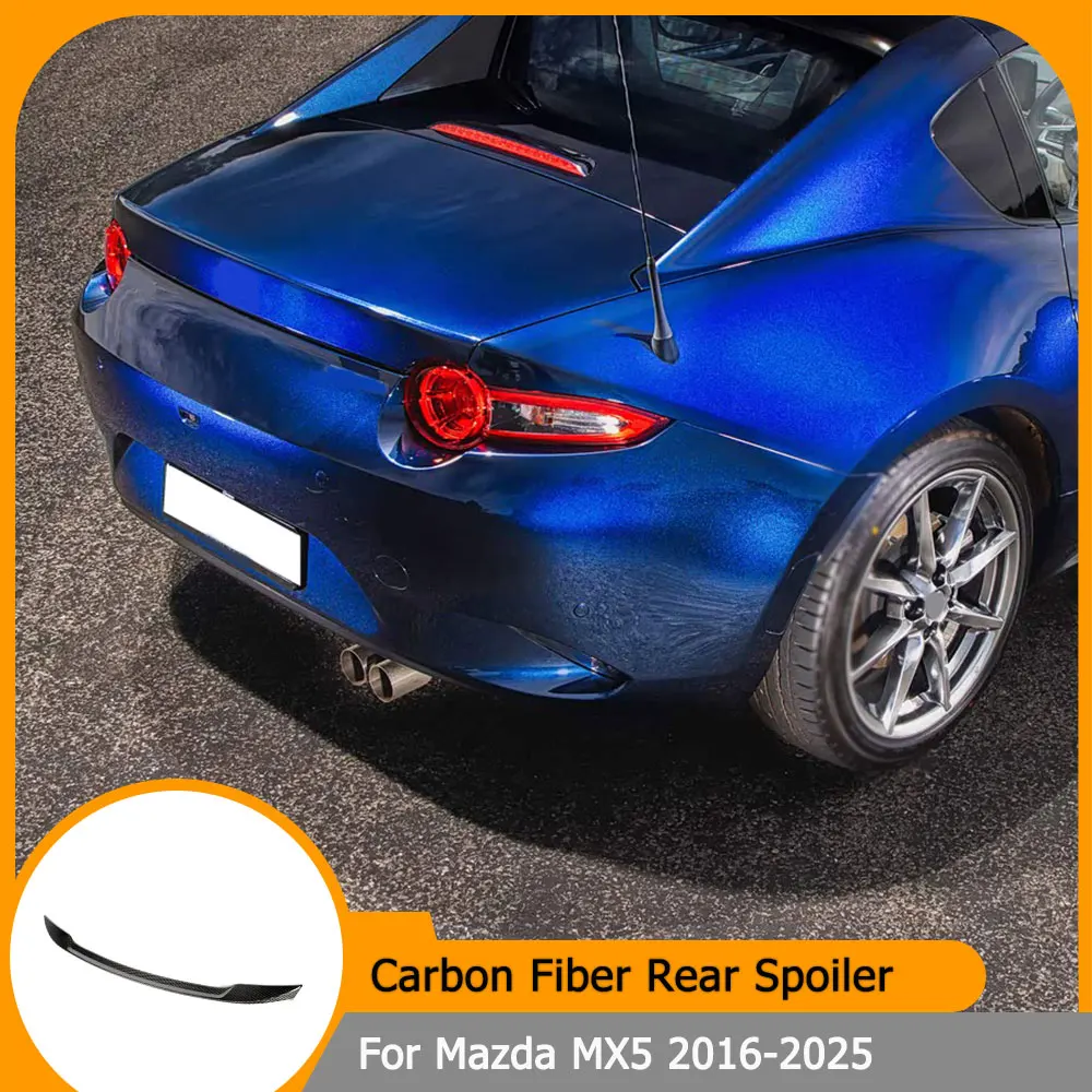 Car Rear Trunk Spoiler Boot Wing Spoiler For Mazda MX5 Miata ND 2016-2025 Carbon Rear Spoiler Rear Trunk Cover
Car Rear Trunk Spoiler Boot Wing Spoiler For Mazda MX5 Miata ND 2016-2025 Carbon Rear Spoiler Rear Trunk Cover