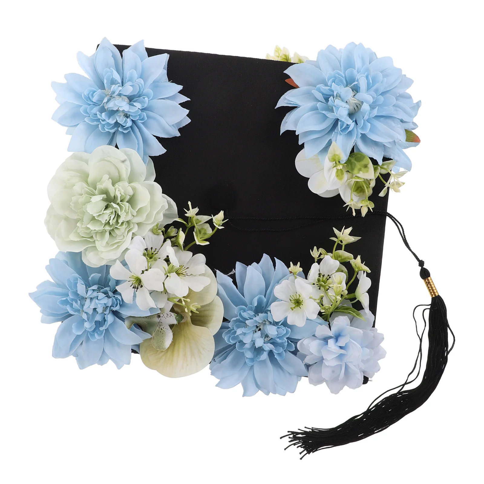 Graduation Hat Blue Floral Cap Adult Size Adjustable Tassel Square Top Durable Materials Bachelor Decorations Photos Parties
Graduation Hat Blue Floral Cap Adult Size Adjustable Tassel Square Top Durable Materials Bachelor Decorations Photos Parties