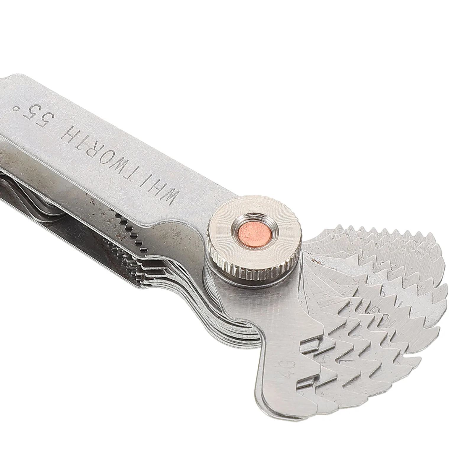 52 Pieces Thread Gauge Set Screw Pitch Gauges Measuring Tool Metric Inch 4-62 0.25-6 Stainless Steel Portable Storage
52 Pieces Thread Gauge Set Screw Pitch Gauges Measuring Tool Metric Inch 4-62 0.25-6 Stainless Steel Portable Storage