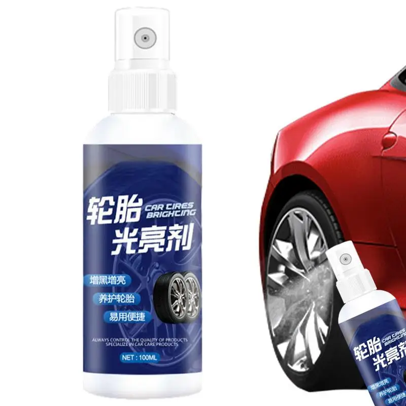 Wheel Brightener Shine Tire Coating & Dressing Spray 100ml High Shine & Durability Long Lasting Anti-Stick No-Sling Protection
Wheel Brightener Shine Tire Coating & Dressing Spray 100ml High Shine & Durability Long Lasting Anti-Stick No-Sling Protection