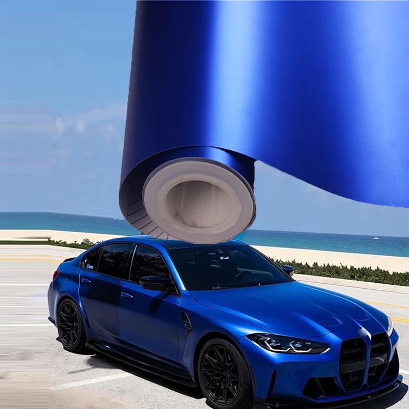 Premium Matte Satin Chrome Metallic Blue Vinyl Wrap Film With Air Release Self Adhesive Car Motorcycle Wrapping Sticker Decal
Premium Matte Satin Chrome Metallic Blue Vinyl Wrap Film With Air Release Self Adhesive Car Motorcycle Wrapping Sticker Decal