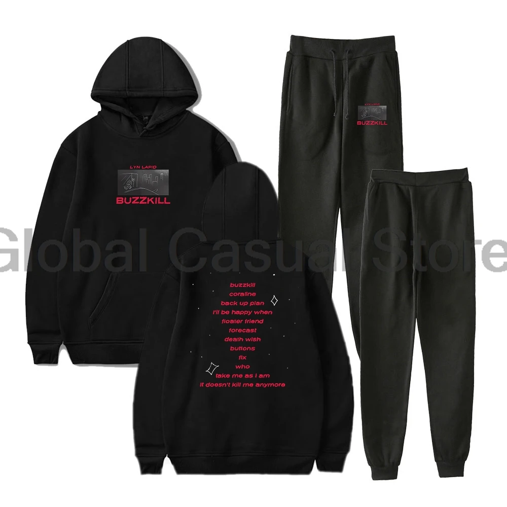 Lyn Lapid Buzzkill Tracklist Merch Hoodie Jogger Pants Two Piece Set Sweatshirts+Sweatpants Men Women Outfit Sets
Lyn Lapid Buzzkill Tracklist Merch Hoodie Jogger Pants Two Piece Set Sweatshirts+Sweatpants Men Women Outfit Sets