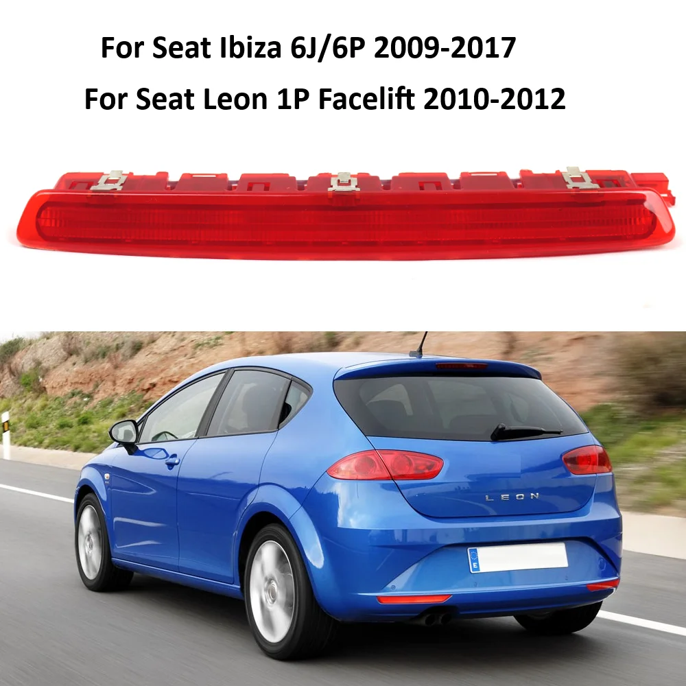 Для Seat Ibiza 2008-2017 Leon 2010-2012, красные линзы, задний высокий уровень, третья звезда, стоп-сигнал тормоза, фотолампа 6J0945097B,6J0945097A
Для Seat Ibiza 2008-2017 Leon 2010-2012, красные линзы, задний высокий уровень, третья звезда, стоп-сигнал тормоза, фотолампа 6J0945097B,6J0945097A