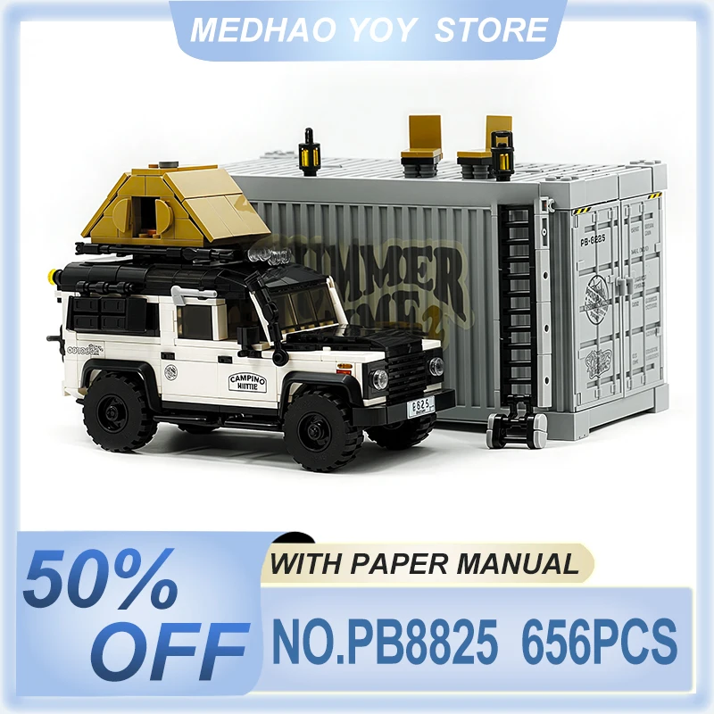 Off-road Station Wagon Building Blocks MOC PB8825 High Tech Container Trucks Vehicle Model Bricks DIY Toys Chrismas Gifts Aldult
Off-road Station Wagon Building Blocks MOC PB8825 High Tech Container Trucks Vehicle Model Bricks DIY Toys Chrismas Gifts Aldult