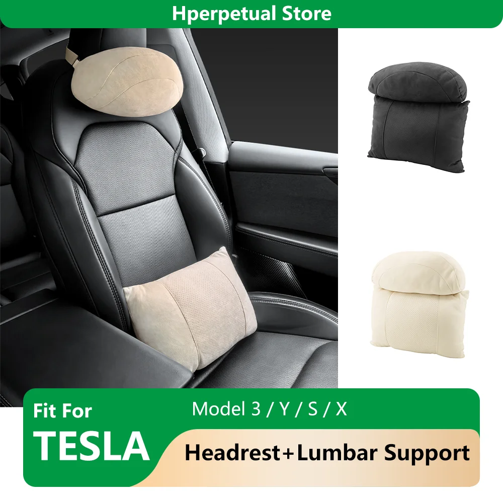 Suede Car Headrest & Lumbar Support Set Soft Suede Neck Pillow Waist Cushion Universal Auto Seat Interior Accessory
Suede Car Headrest & Lumbar Support Set Soft Suede Neck Pillow Waist Cushion Universal Auto Seat Interior Accessory