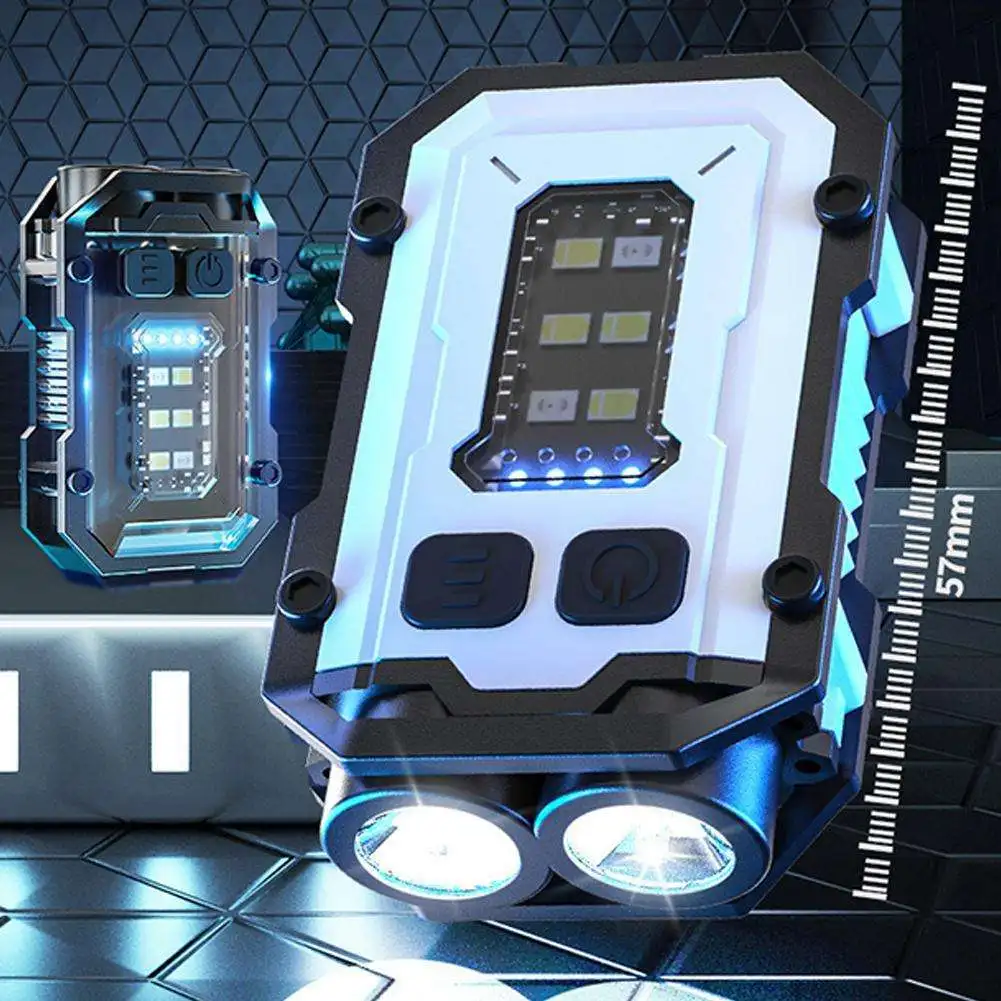 Mini Keychain Flashlight with Clip Super Bright Pocket Torch Light LED Magnetic COB EDC Mini Keychain Flashlight Rechargeable
Mini Keychain Flashlight with Clip Super Bright Pocket Torch Light LED Magnetic COB EDC Mini Keychain Flashlight Rechargeable