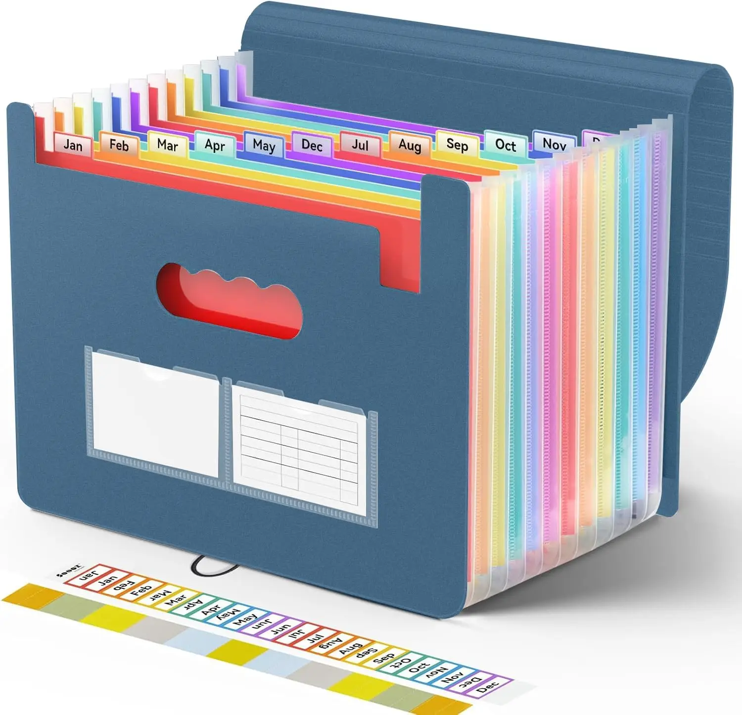13-Pocket Expanding File Folder, Monthly Bill Organizer, Letter/A4 Size, Portable Document Holder with Labels
13-Pocket Expanding File Folder, Monthly Bill Organizer, Letter/A4 Size, Portable Document Holder with Labels