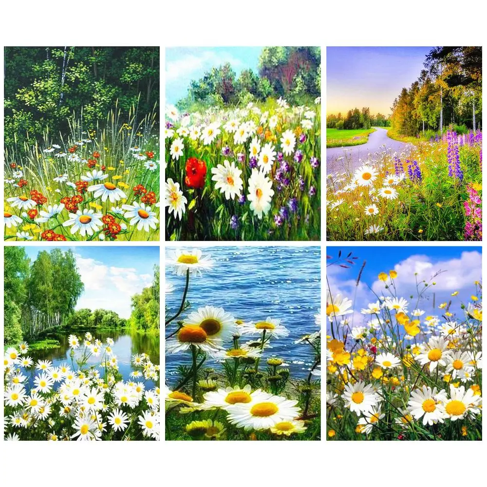 CHENISTORY Oil Painting By Number Daisy Ocean Drawing On Canvas Pictures By Number Kits Handpainted Home Decor
CHENISTORY Oil Painting By Number Daisy Ocean Drawing On Canvas Pictures By Number Kits Handpainted Home Decor