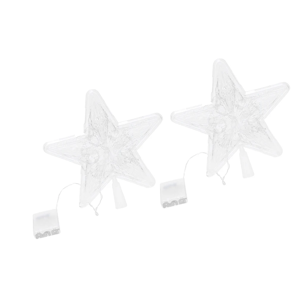 2pcs Christmas Tree LED Star Shape Treetop Lighted Holiday Decorations Festive Glow Christmas Tree Light
2pcs Christmas Tree LED Star Shape Treetop Lighted Holiday Decorations Festive Glow Christmas Tree Light