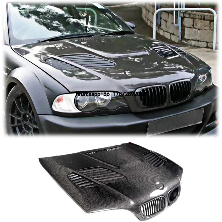 Carbon Fiber Engine Hood Vents for 3 Series E46 Coupe 1996-2004 M3 Style High-Strength Black Bolt-On Easy-Install
Carbon Fiber Engine Hood Vents for 3 Series E46 Coupe 1996-2004 M3 Style High-Strength Black Bolt-On Easy-Install