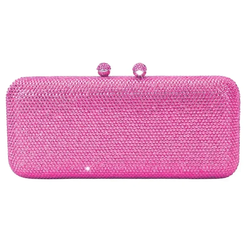 Women Luxury Light Pink Rhinestone Evening Clutch Bag Sparkly Wedding Party Hard Box Purse Crystal Clasp Cocktail Long Handbag
Women Luxury Light Pink Rhinestone Evening Clutch Bag Sparkly Wedding Party Hard Box Purse Crystal Clasp Cocktail Long Handbag