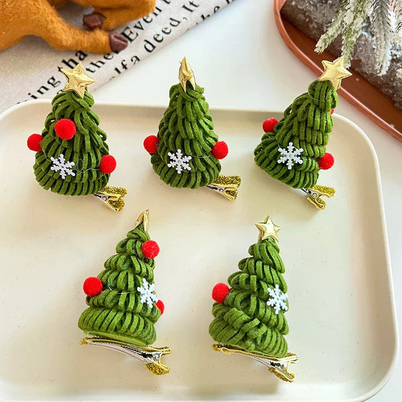 Cute Christmas Tree Hair Clips For Girls Green Tree Decor Hair Accessories With Glitter Star New Year Christmas Gifts
Cute Christmas Tree Hair Clips For Girls Green Tree Decor Hair Accessories With Glitter Star New Year Christmas Gifts