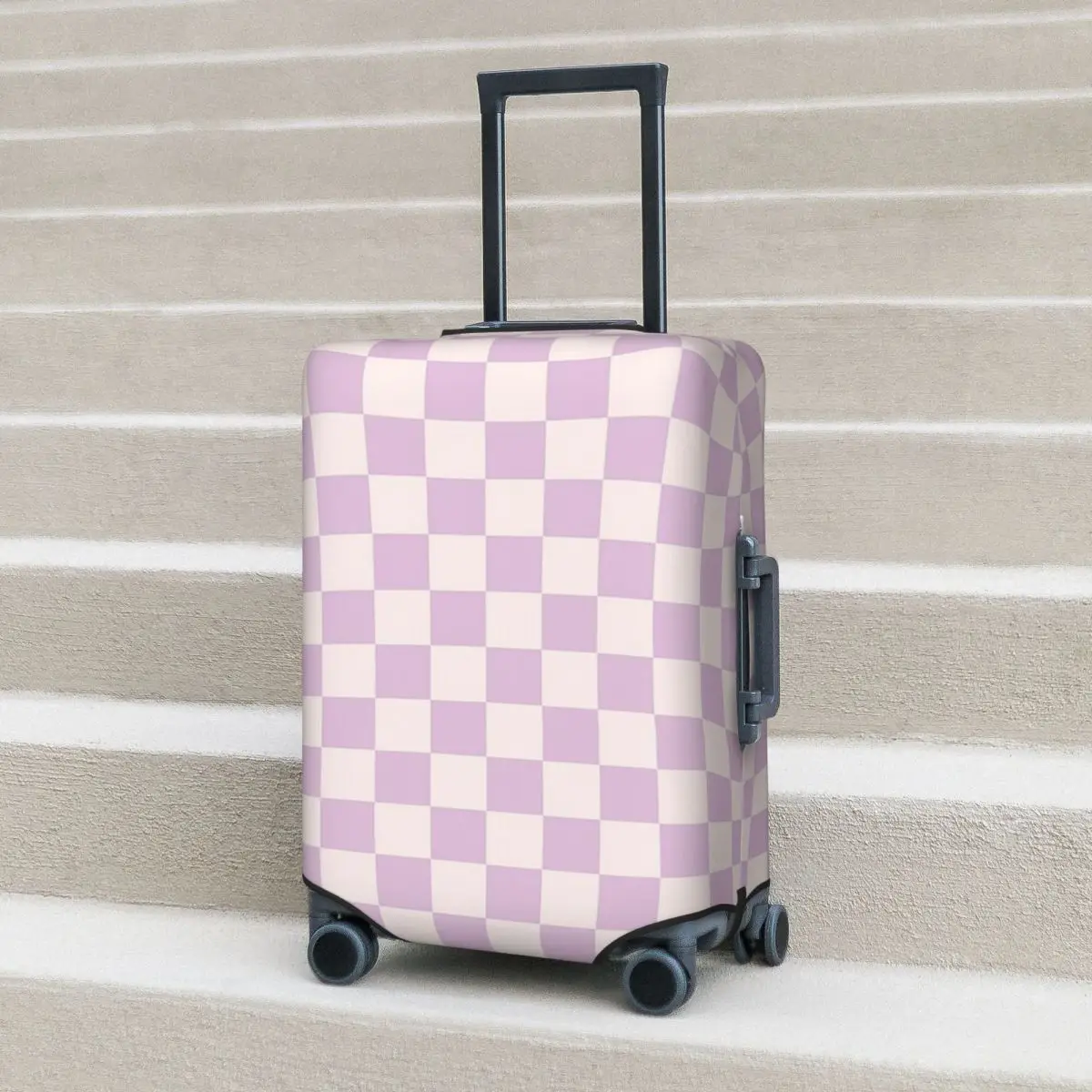 Checkerboard Check Checked Pattern In Light Lilac Purple Pink Suitcase Cover Protection Elastic Trip Luggage Protector Covers
Checkerboard Check Checked Pattern In Light Lilac Purple Pink Suitcase Cover Protection Elastic Trip Luggage Protector Covers