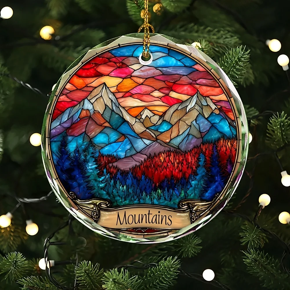 Керамическое подвесное украшение - 3-дюймовый круглый орнамент, праздничное украшение с односторонним принтом, подходит для Рождества, Нового года
Керамическое подвесное украшение - 3-дюймовый круглый орнамент, праздничное украшение с односторонним принтом, подходит для Рождества, Нового года