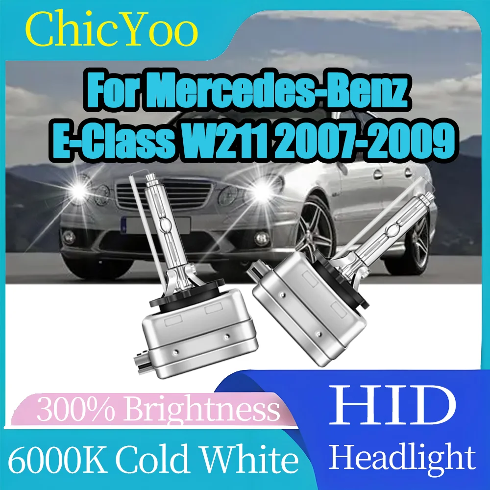 20000LM Xenon Auto Lights 6000K Super White High Power 35W Xenon Headlight Bulbs For Mercedes-Benz E-Class W211 2007 2008 2009
20000LM Xenon Auto Lights 6000K Super White High Power 35W Xenon Headlight Bulbs For Mercedes-Benz E-Class W211 2007 2008 2009