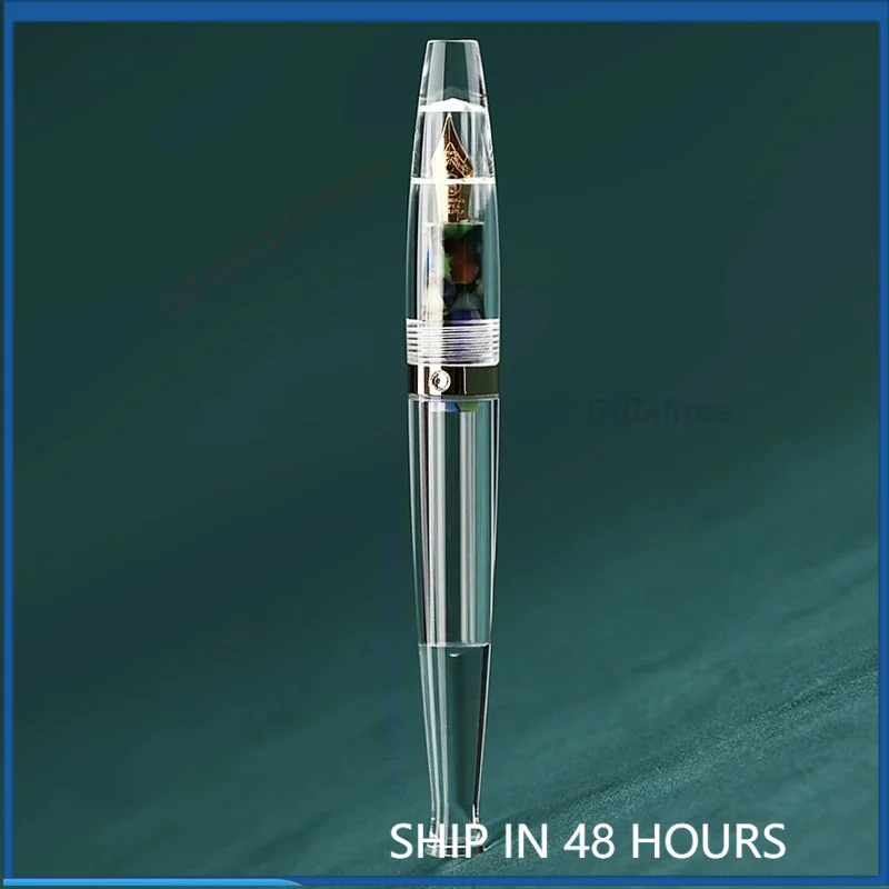 For MAJOHN S5 Clear Fish Shape Fountain Pen Large Capacity Iridium Nib Color Ink Drawing Gift Box Stationery
For MAJOHN S5 Clear Fish Shape Fountain Pen Large Capacity Iridium Nib Color Ink Drawing Gift Box Stationery