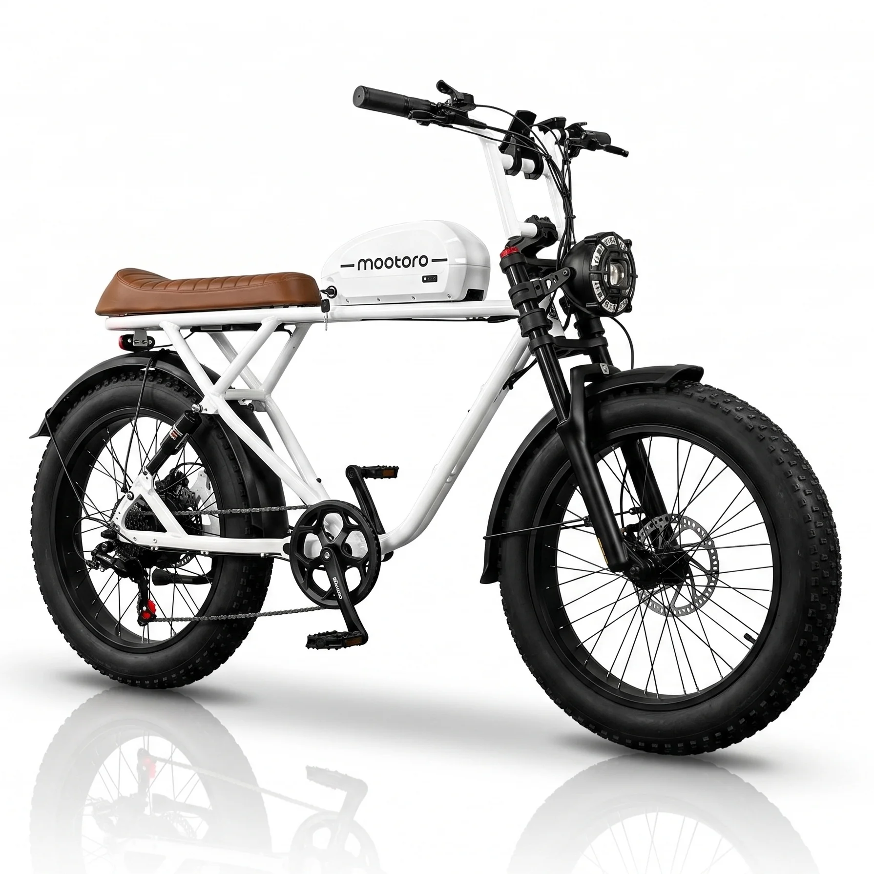 52V 1000W 24" Fat Tire Electric Bike for Adults – Aluminum Alloy Frame Off-Road E-Bicycle with Long-Range Battery, 7-Speed Shimano, and Disc Brakes for Mountain/Beach/Snow
52V 1000W 24" Fat Tire Electric Bike for Adults – Aluminum Alloy Frame Off-Road E-Bicycle with Long-Range Battery, 7-Speed Shimano, and Disc Brakes for Mountain/Beach/Snow