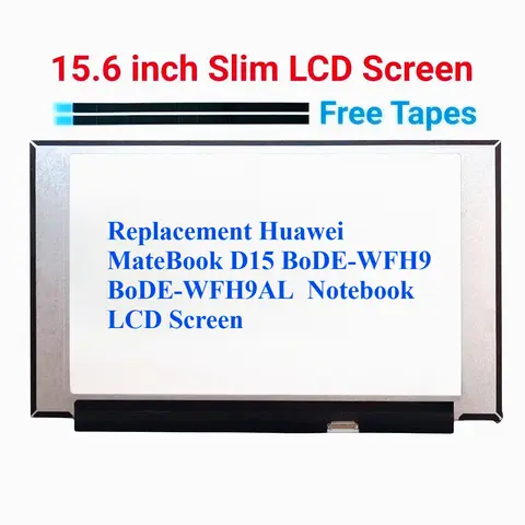 Para Huawei MateBook D15 BoDE-WFH9 BoDE-WFH9AL Pantalla LCD para portátil