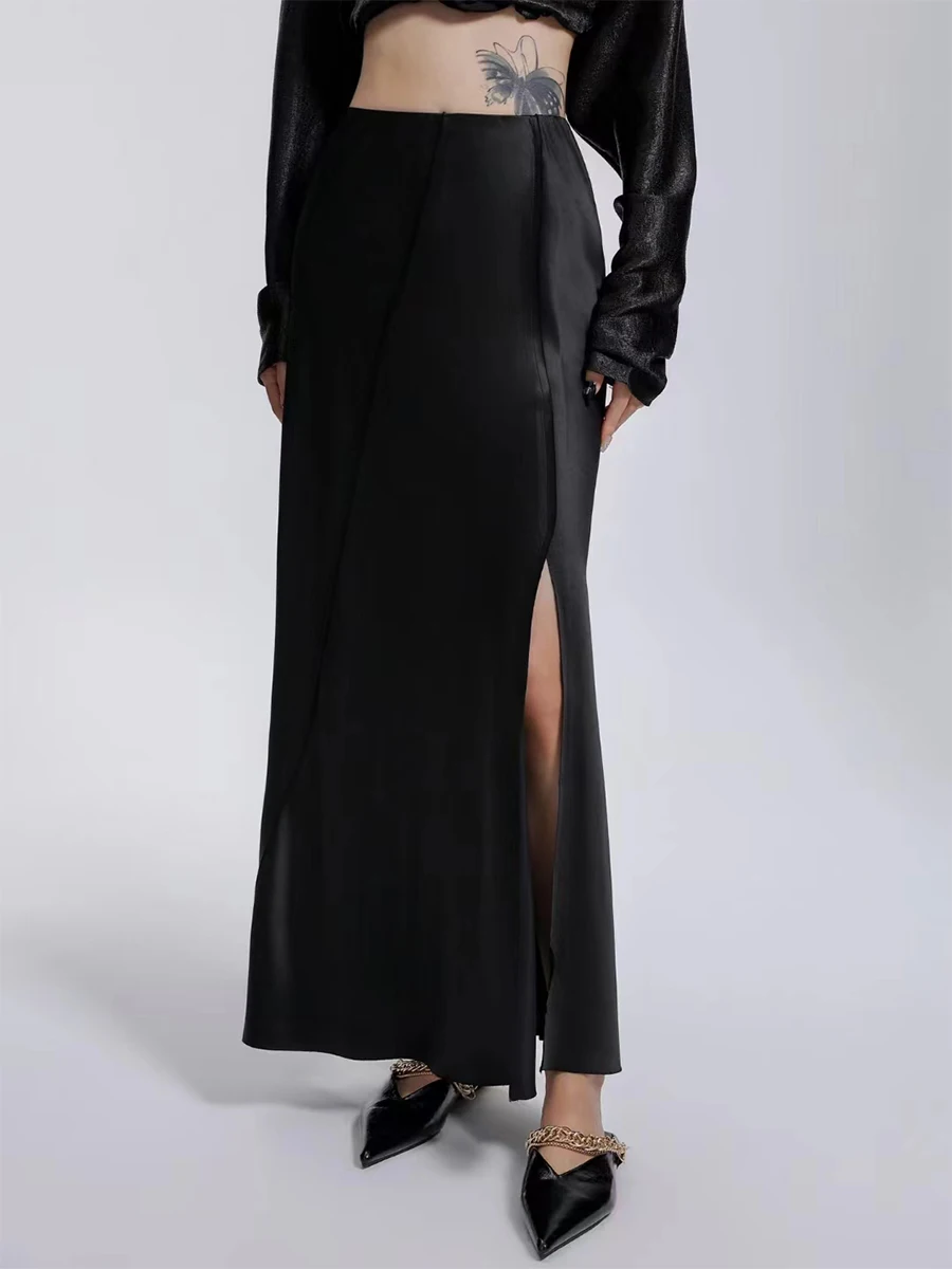 Юбка DianThia из шелковистого ацетатного атласа, женская, с завышенной талией, драпированная, стройнящая, летняя, 2025, для повседневной носки, простая, элегантная
Юбка DianThia из шелковистого ацетатного атласа, женская, с завышенной талией, драпированная, стройнящая, летняя, 2025, для повседневной носки, простая, элегантная