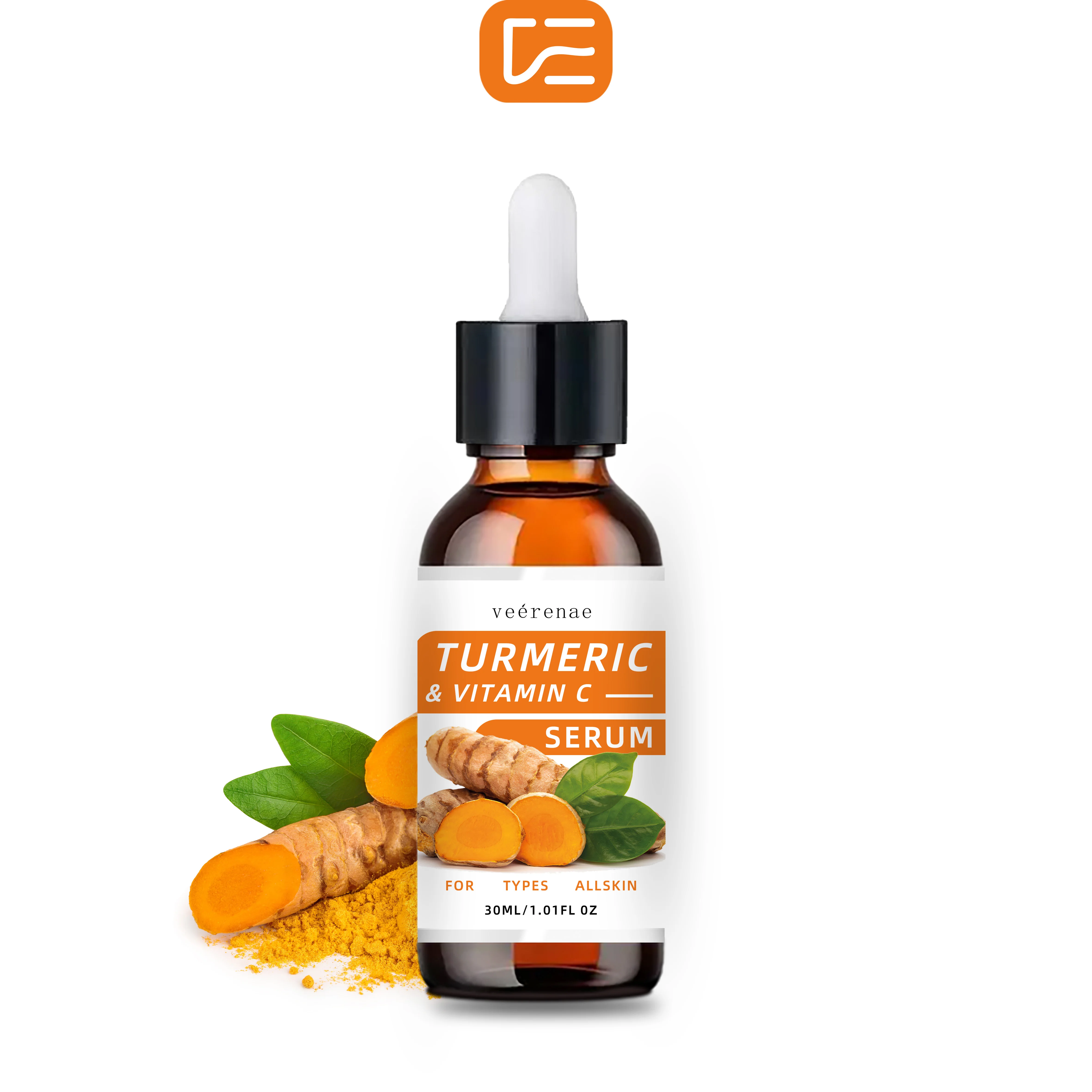 Turmeric & Vitamin C Serum: Deep hydration, evens tone, unisex. Firms skin, all skin types, hypoallergenic. travel-friendly
Turmeric & Vitamin C Serum: Deep hydration, evens tone, unisex. Firms skin, all skin types, hypoallergenic. travel-friendly