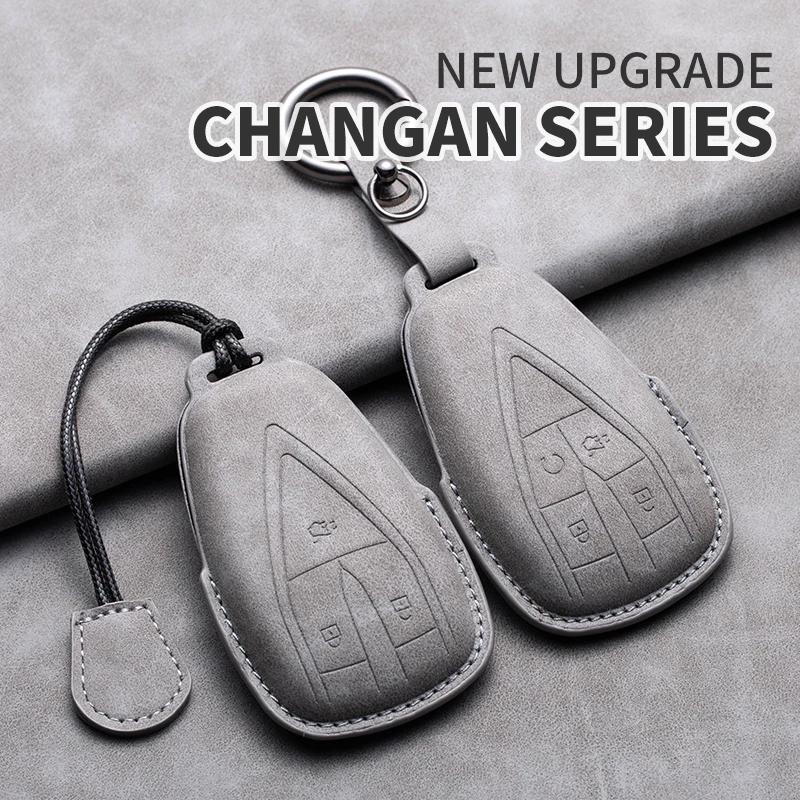 2/3/4 Buttons Leather Car Key Case Cover Keychain Fob For Changan UNIT UNIK CS35 Plus CS55 Plus CS75 Plus 2019 2020 Oshan X7 X5
2/3/4 Buttons Leather Car Key Case Cover Keychain Fob For Changan UNIT UNIK CS35 Plus CS55 Plus CS75 Plus 2019 2020 Oshan X7 X5