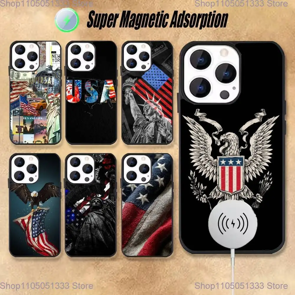Американский чехол для телефона с флагом США для iPhone 17,16,15,14,13,12,11, Pro, Max, Plus, Mini, Magsafe, магнитный чехол для беспроводной зарядки
Американский чехол для телефона с флагом США для iPhone 17,16,15,14,13,12,11, Pro, Max, Plus, Mini, Magsafe, магнитный чехол для беспроводной зарядки