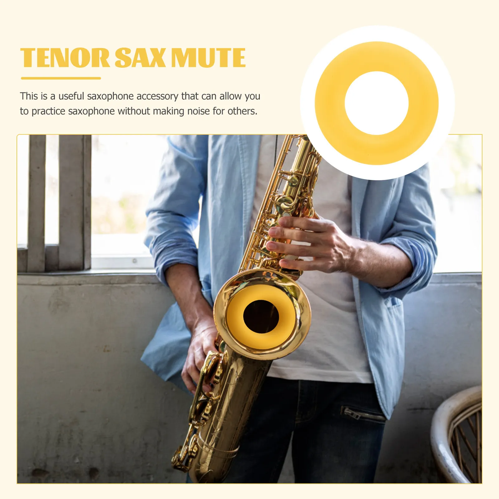High-Grade Silicone Saxophone Mute for Tenor Sax Effective Sound Dampener Lowers Volume Minimizes Disturbance Ideal Practice
High-Grade Silicone Saxophone Mute for Tenor Sax Effective Sound Dampener Lowers Volume Minimizes Disturbance Ideal Practice