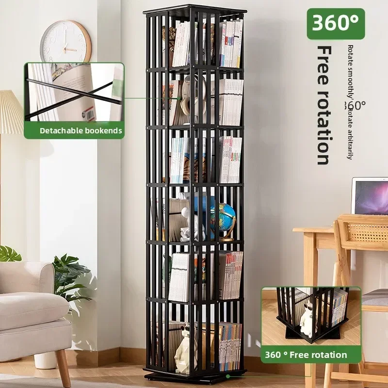 Rotating bookshelf 360 degree floor storage shelf Internet celebrity home simple student bookcase
Rotating bookshelf 360 degree floor storage shelf Internet celebrity home simple student bookcase