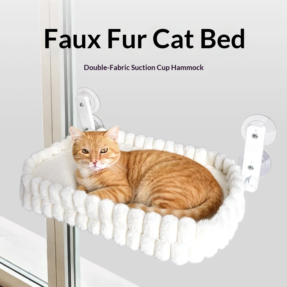 Heavy Duty Cat Window Hammock, Upgraded Strong Suction Cups Hanging Cat Bed, Foldable Reversible Cat Perch for Indoor Cats
Heavy Duty Cat Window Hammock, Upgraded Strong Suction Cups Hanging Cat Bed, Foldable Reversible Cat Perch for Indoor Cats