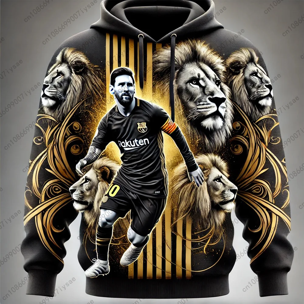 2024 New GPT Autumn / winter MESSI 10 Special Lion Hoodie Design Edition Sportwear Soccer Sweatshirt Long Sleeve Football Tops
2024 New GPT Autumn / winter MESSI 10 Special Lion Hoodie Design Edition Sportwear Soccer Sweatshirt Long Sleeve Football Tops