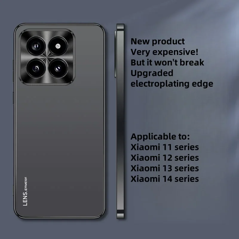 For Xiaomi 14 Pro Ultra Luxury Electroplating Matte Acrylic Hard Back Cover For Xiaomi 13 Pro Metal Camera Shockproof Bumper
For Xiaomi 14 Pro Ultra Luxury Electroplating Matte Acrylic Hard Back Cover For Xiaomi 13 Pro Metal Camera Shockproof Bumper