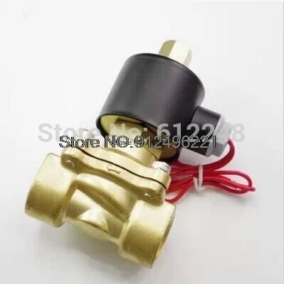 2" Electric Solenoid Valve 12 Volt, Water, Diesel normally open brass model 2W500-50K
2" Electric Solenoid Valve 12 Volt, Water, Diesel normally open brass model 2W500-50K