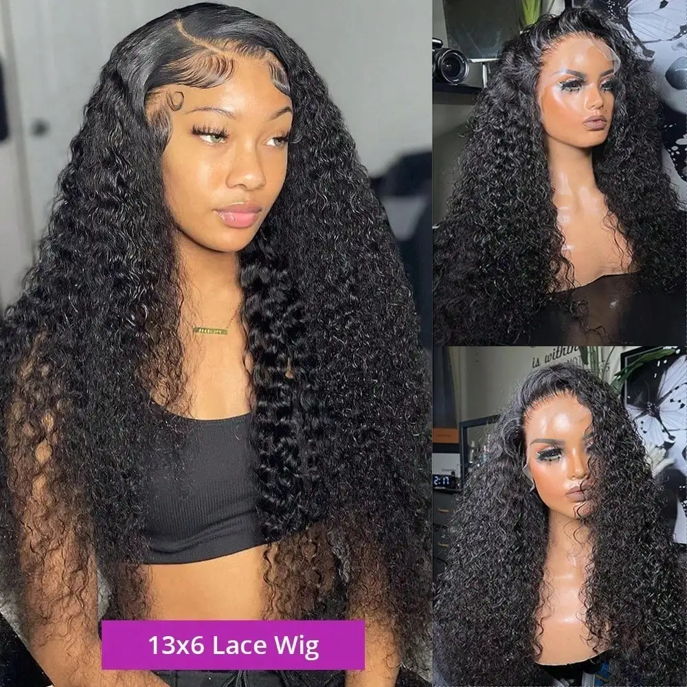 180% Density 34 Inch Deep Wave 13x6 HD Lace Front Human Hair Wig Water Curly Lace Frontal Wig Human Hair For Women Designed specifically for black women
180% Density 34 Inch Deep Wave 13x6 HD Lace Front Human Hair Wig Water Curly Lace Frontal Wig Human Hair For Women Designed specifically for black women