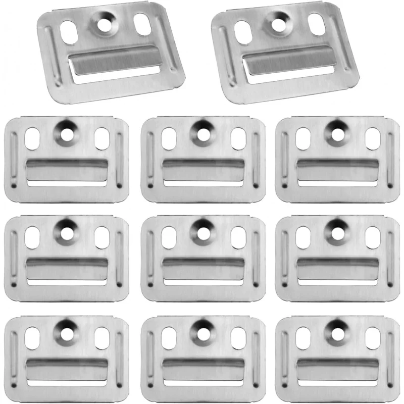 50PCS Stainless Steel Wall Panel Clips Grommet Fixing Piece Mounting Furniture Heavy Duty Recessed Hoo
50PCS Stainless Steel Wall Panel Clips Grommet Fixing Piece Mounting Furniture Heavy Duty Recessed Hoo