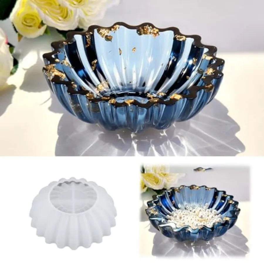 Resin Molds for Bowl, 5.24 x 1.65 inches Flower Tray Silicone Molds for Resin, Epoxy Resin Molds for DIY Jewelry Holder Trinket
Resin Molds for Bowl, 5.24 x 1.65 inches Flower Tray Silicone Molds for Resin, Epoxy Resin Molds for DIY Jewelry Holder Trinket