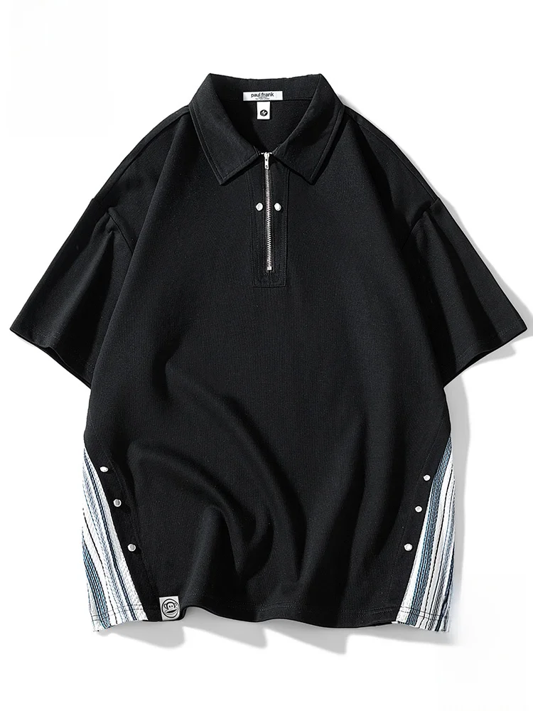 Мужская повседневная свободная футболка Monkey с коротким рукавом и молнией, летняя модная молодежная футболка из смесового хлопка
Мужская повседневная свободная футболка Monkey с коротким рукавом и молнией, летняя модная молодежная футболка из смесового хлопка