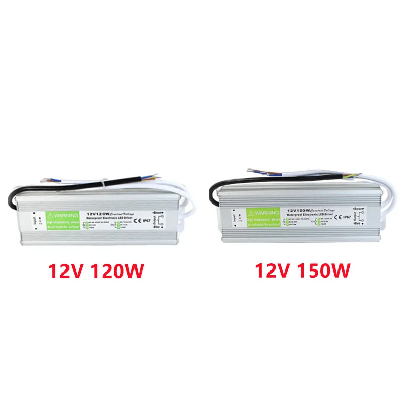 IP67 Waterproof LED Driver AC 220V To DC 12V 24V 120W 150W Lighting Transformer For Outdoor
IP67 Waterproof LED Driver AC 220V To DC 12V 24V 120W 150W Lighting Transformer For Outdoor
