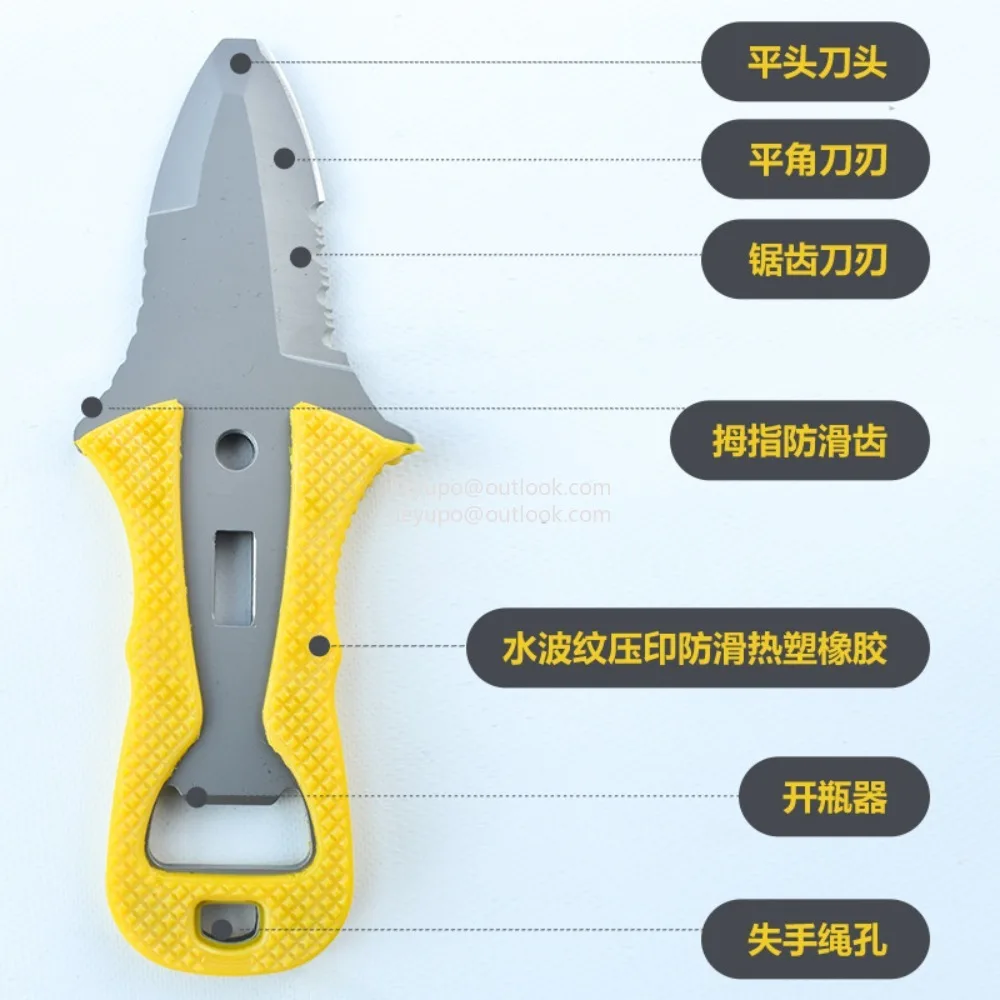 Water Rescue Knife Titanium Alloy Outdoor Portable
Water Rescue Knife Titanium Alloy Outdoor Portable