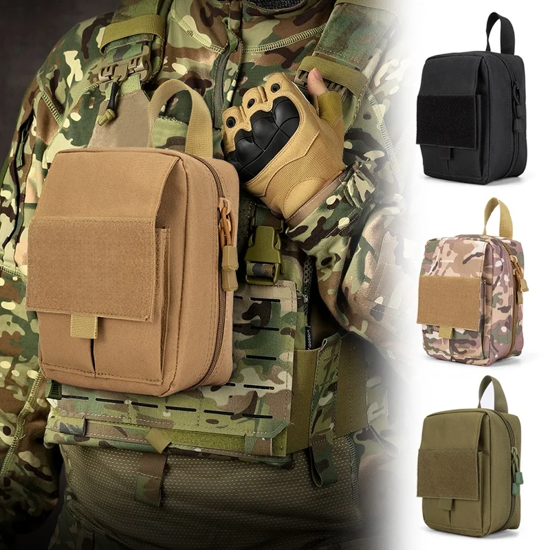 600D Oxford Wear-resistant MOLLE Pouch Tactical Waist Pack Portable EDC Tool Phone Holder Multi-compartment Bag for Outdoor Hunt
600D Oxford Wear-resistant MOLLE Pouch Tactical Waist Pack Portable EDC Tool Phone Holder Multi-compartment Bag for Outdoor Hunt