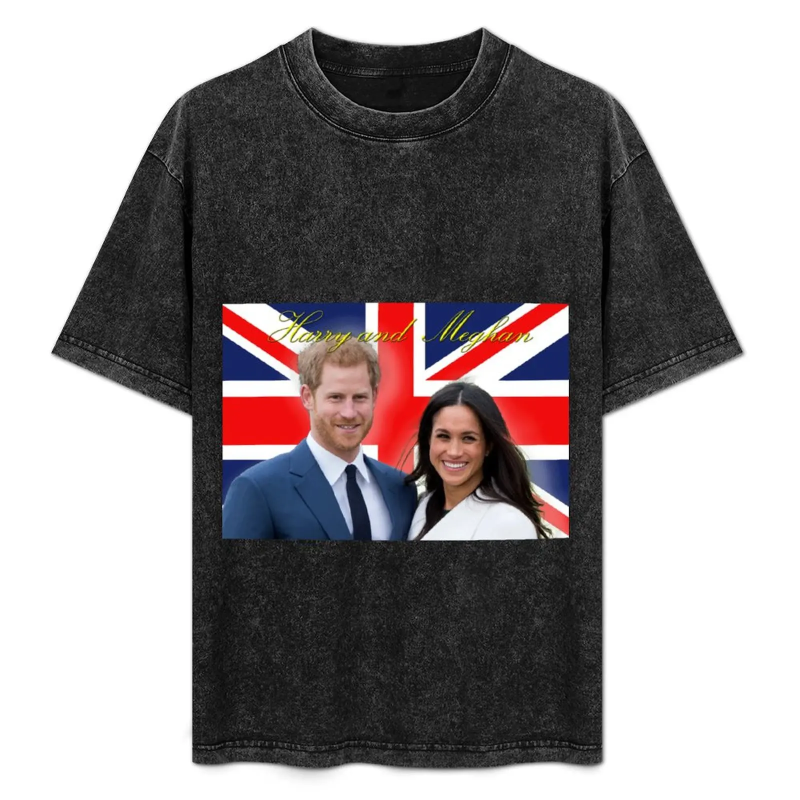 HRH Prince Harry and Meghan Markle Royal Wedding at Windsor Castle 19th May 2018 T-Shirt Retro Graphic Print T-Shirt
HRH Prince Harry and Meghan Markle Royal Wedding at Windsor Castle 19th May 2018 T-Shirt Retro Graphic Print T-Shirt