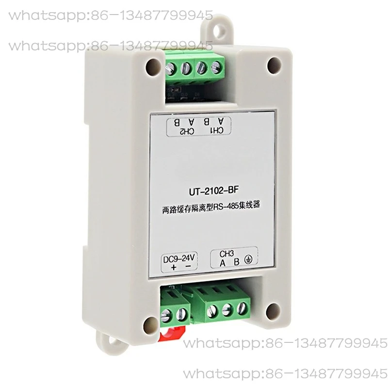 UT-2102-BF Концентратор RS-485 промышленного класса с двусторонней изоляцией кэш-памяти, два основы и один от концентратора
UT-2102-BF Концентратор RS-485 промышленного класса с двусторонней изоляцией кэш-памяти, два основы и один от концентратора