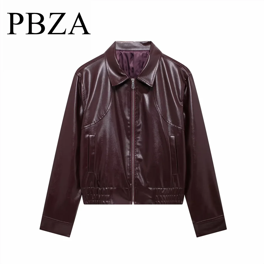 2024 Autumn Women's Leather Jacket Comfortable and Casual Retro Collar Solid Color PU Zipper Coat
2024 Autumn Women's Leather Jacket Comfortable and Casual Retro Collar Solid Color PU Zipper Coat